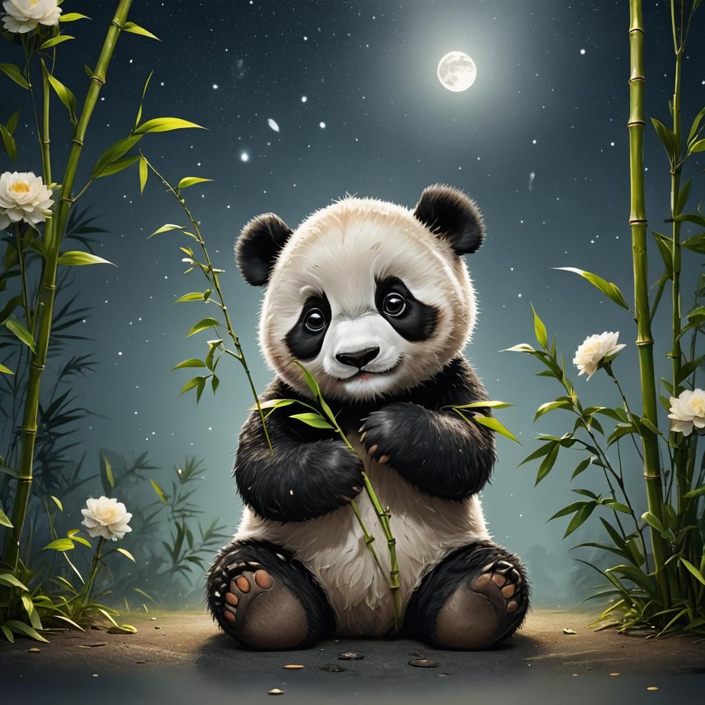 a cute panda