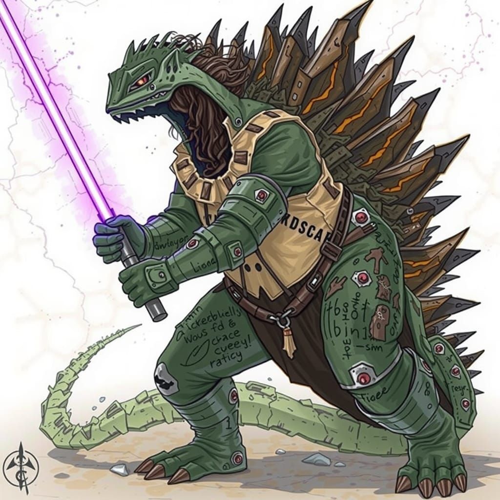 Ethereal Post-Apocalyptic Survivor in Tattered Coat