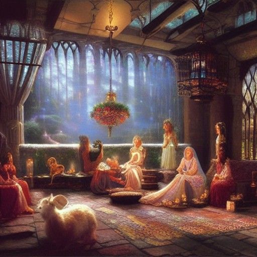 Henry VIII's Six Wives: Ethereal Fantasy Portrait