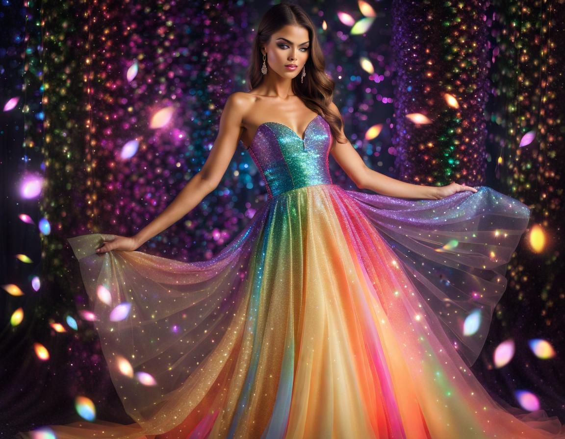 Веселка (Vaselka) | 🇺🇦 iridescent glitter (Juggernaut XL v8)