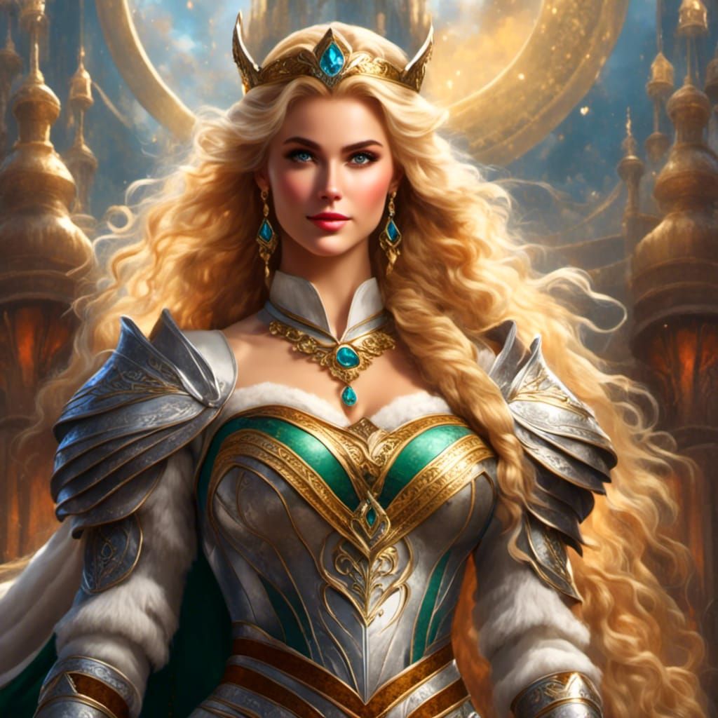 Hyperrealistic Elf Portrait in Mixed Media Style