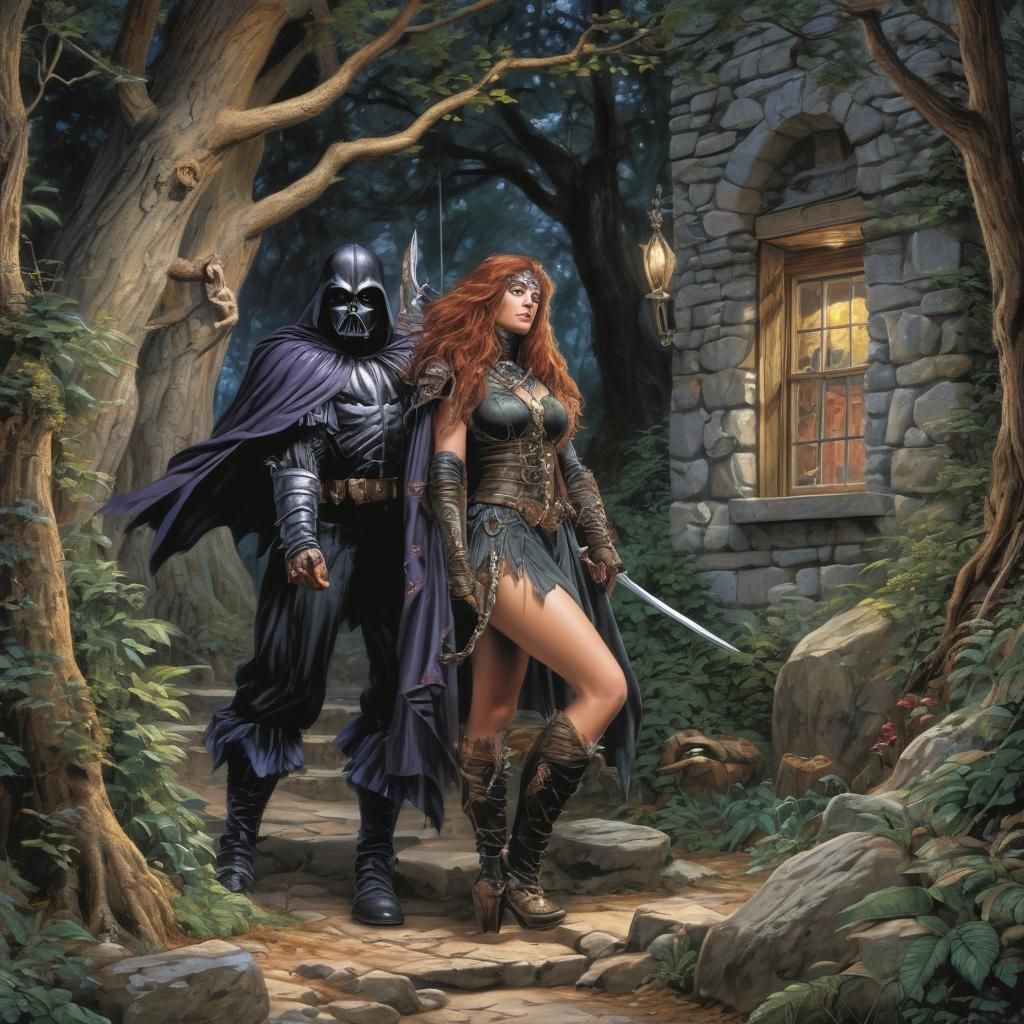 Grimdark Fantasy Scene