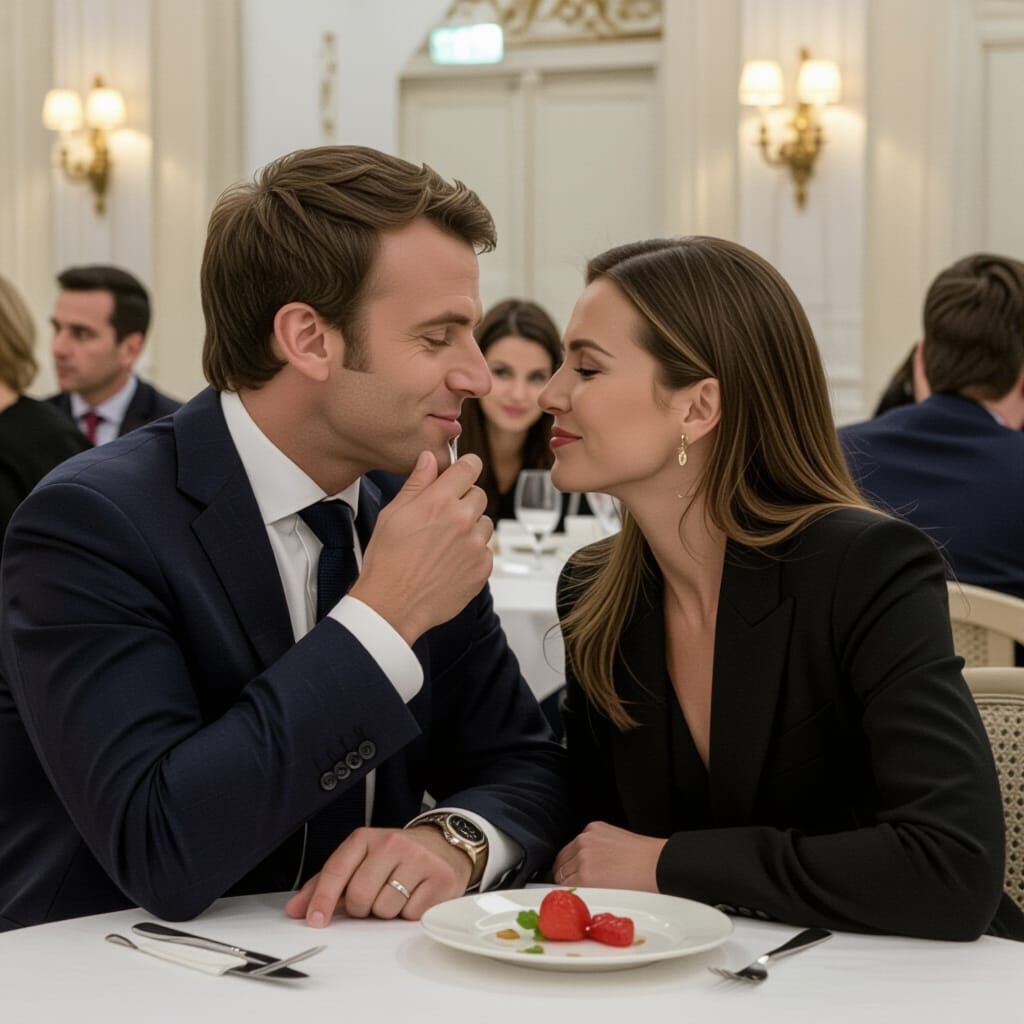 Romantic Kiss Generated by AI