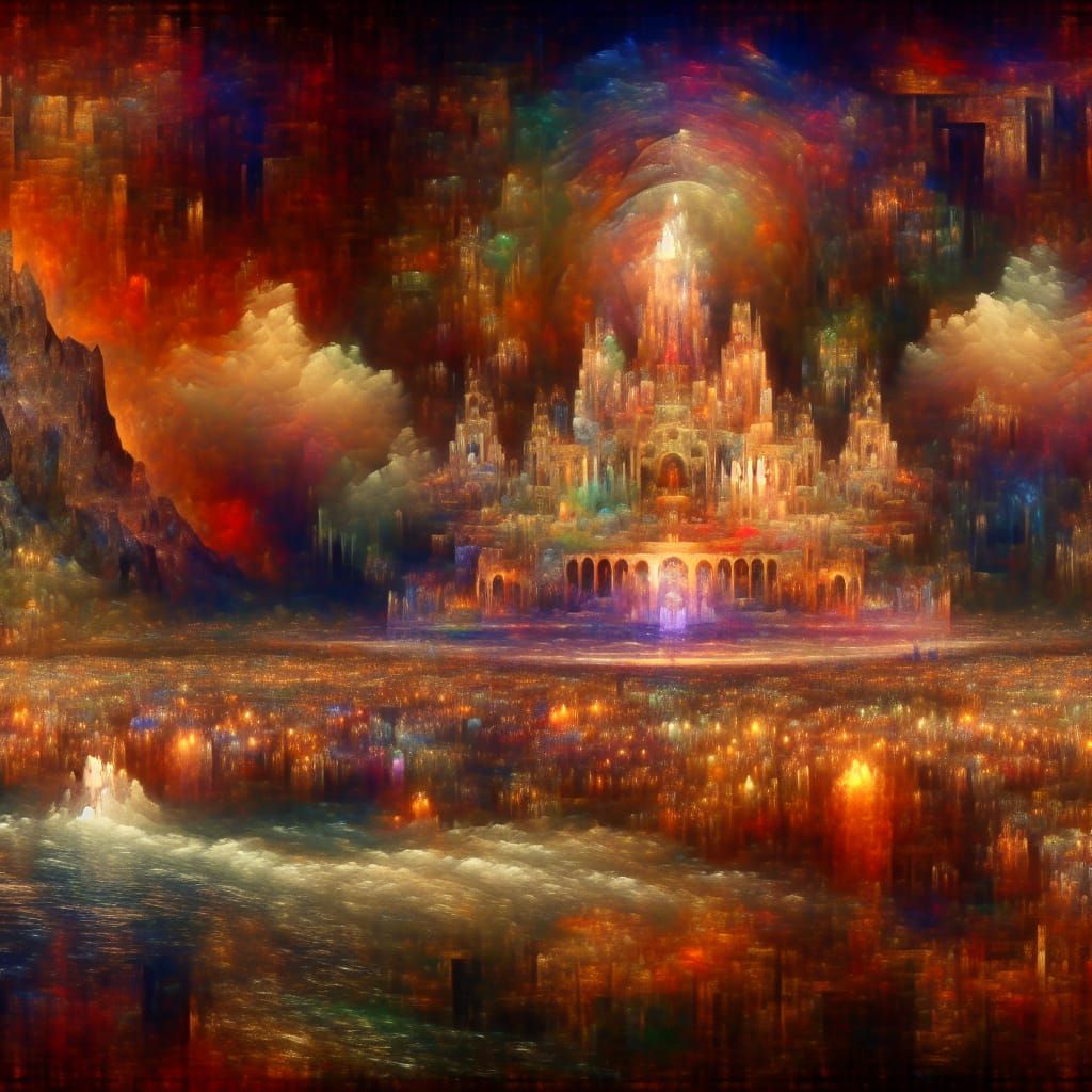 Epic Dreamscape: A Maximalist Digital Matte Painting