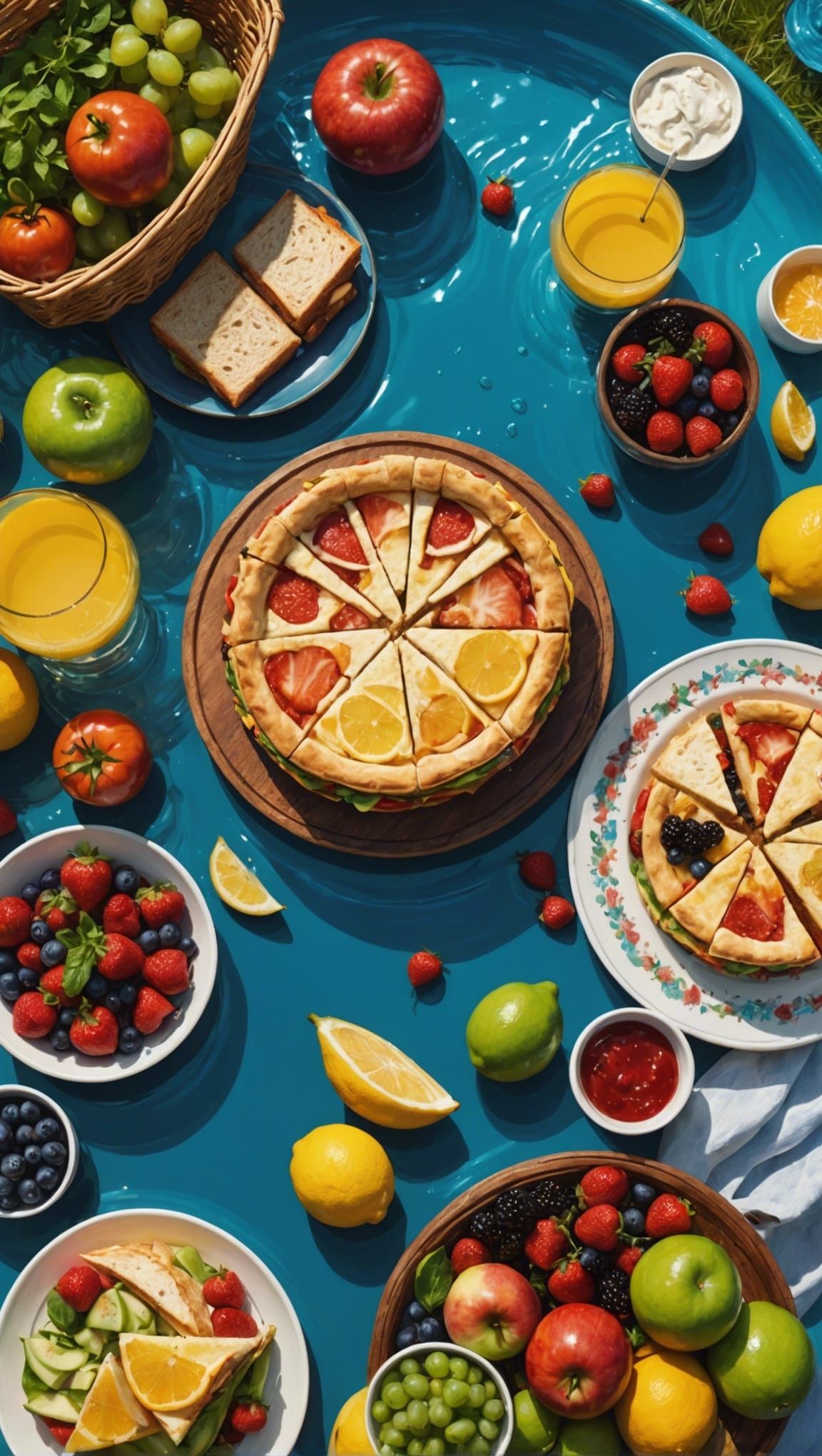 Species 8472 Picnic in Hyperrealistic Splash Art