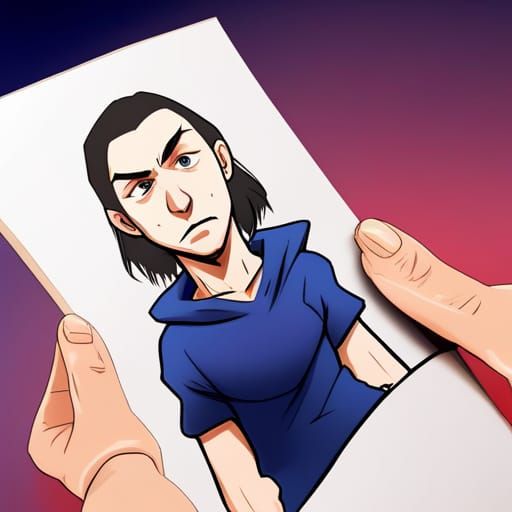 Zlatan Ibrahimovic Portrait in Anime Style