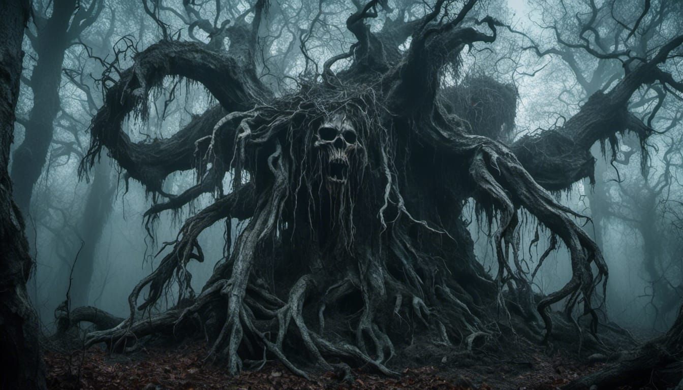 Deep in the Nightmare Forest, demon-haunted trees await you