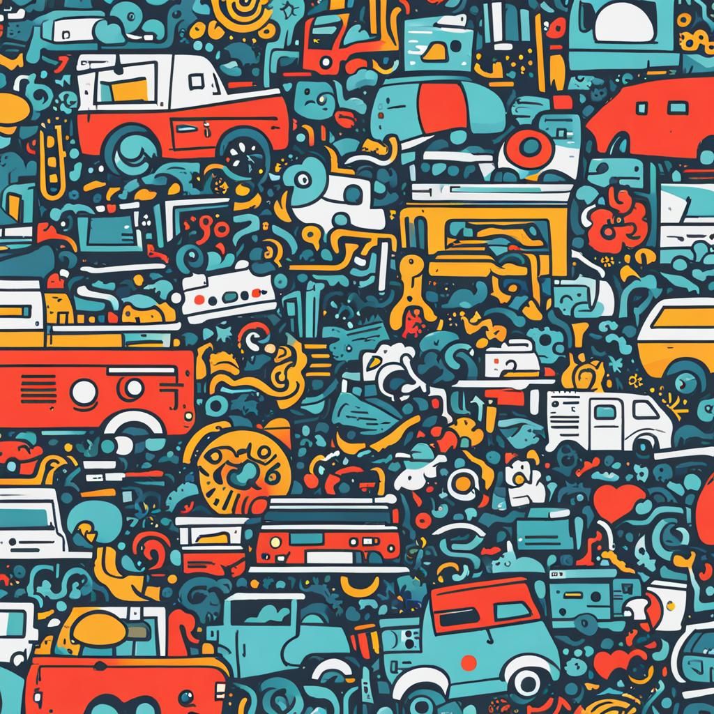 Viral Abstract Concept Realized by AI