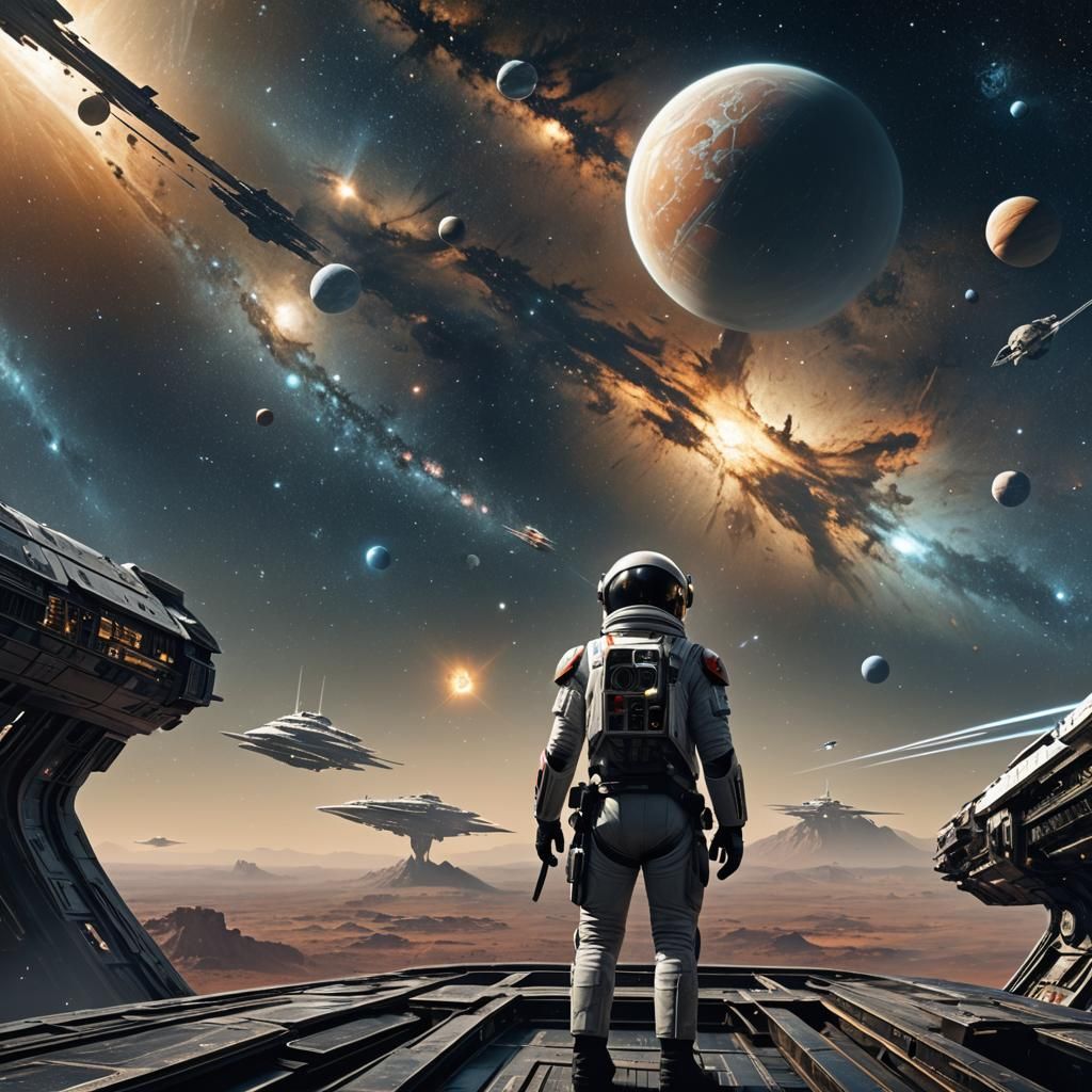 Star Cruiser Observation Deck: Vastness of Space