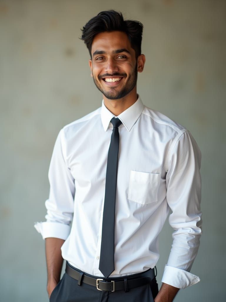 Professional Headshot of Young Indian Man in Formals