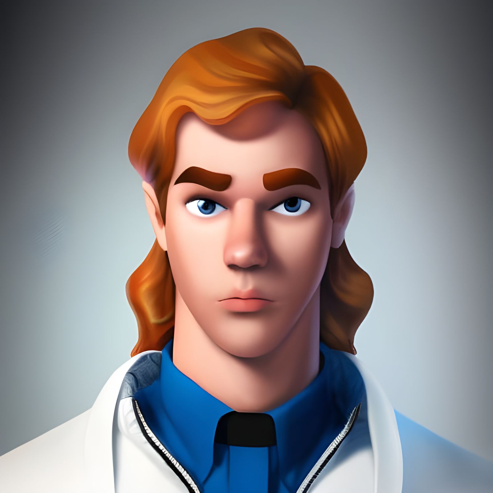 Young Fred from Scooby Doo Portrait in Digital Art