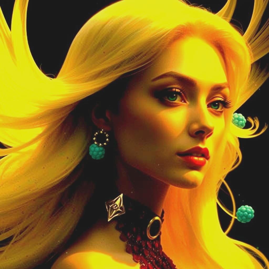 Bold Confetti and Berries in Gold, Silver, and Blue