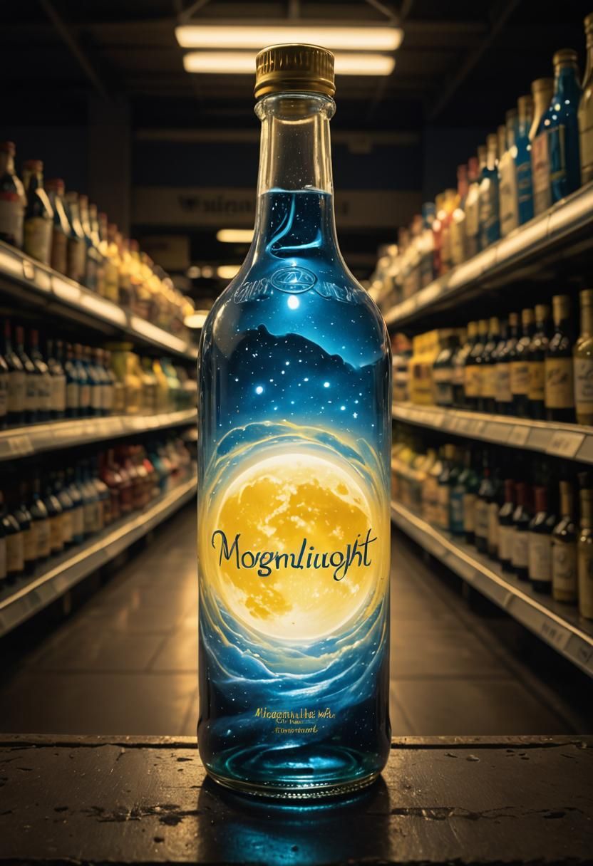 A bottle of moonlight mood