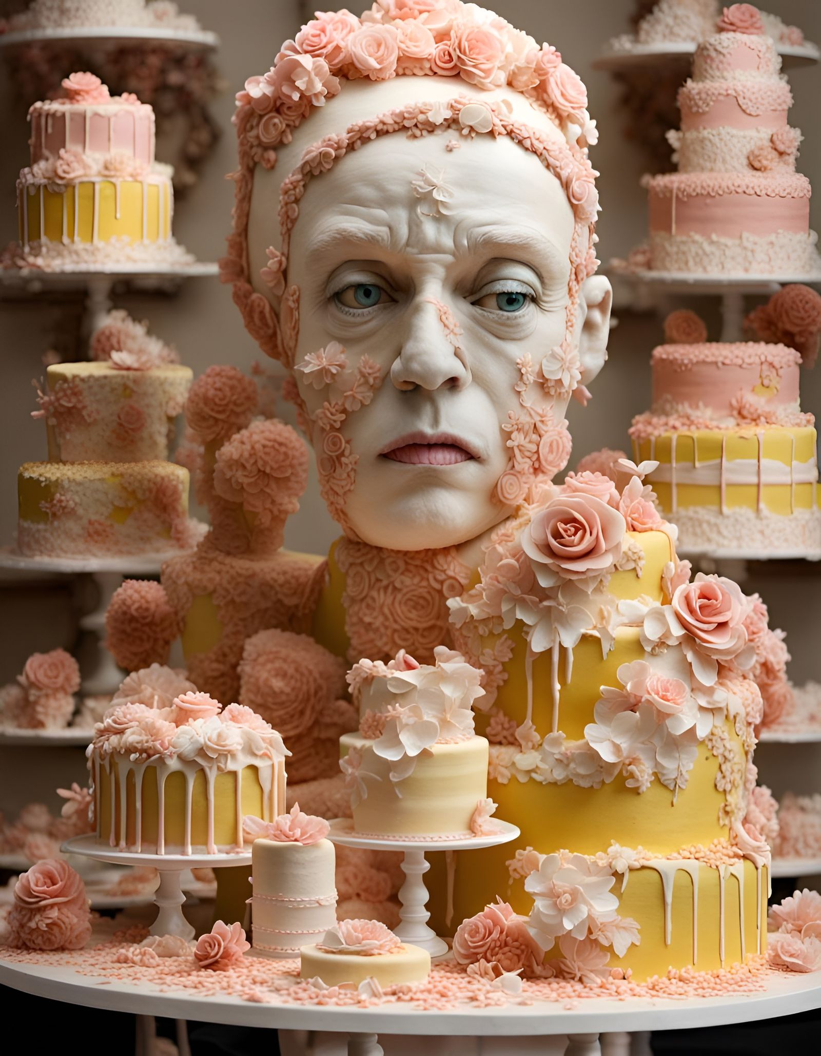 Elaborate Cake Sculpture Art