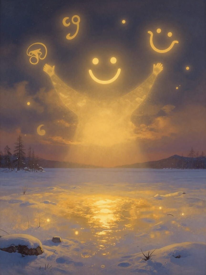 Surreal Winter Light Miracle as Sky Opens