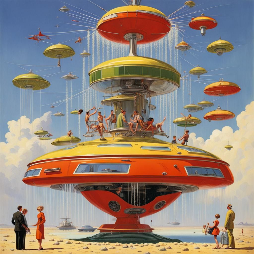 Retrofuturistic Shower Design in Bright Primary Colors