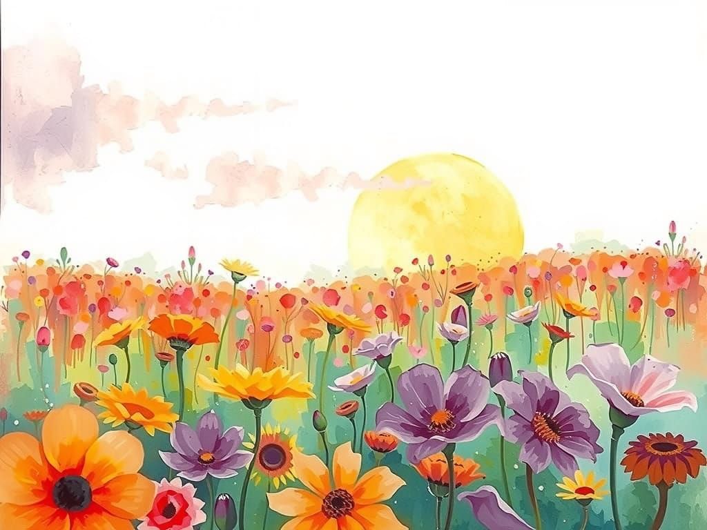 Vibrant Neo-Impressionist Floral Masterpiece