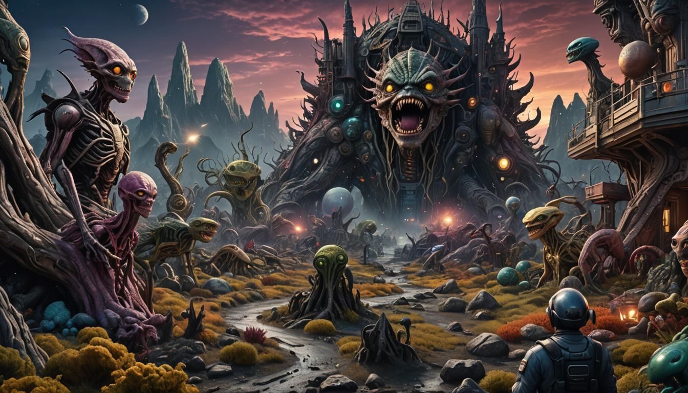 Alien Monsters in a Twilight Zone World