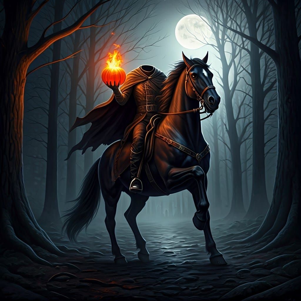 Headless Horseman Rides in Sleepy Hollow