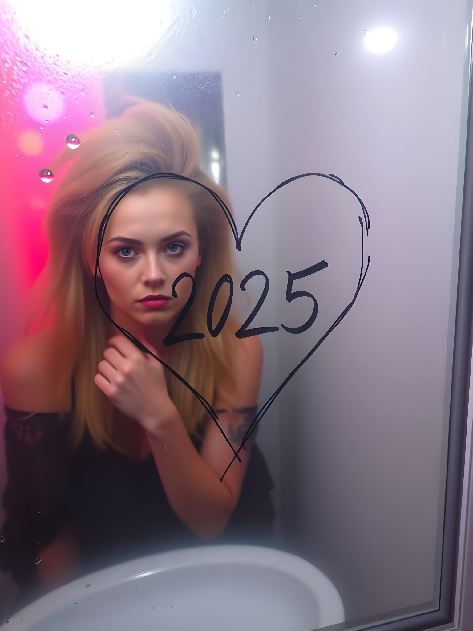 Techno Club Reflections: Heart and Tears in a Fogged Mirror