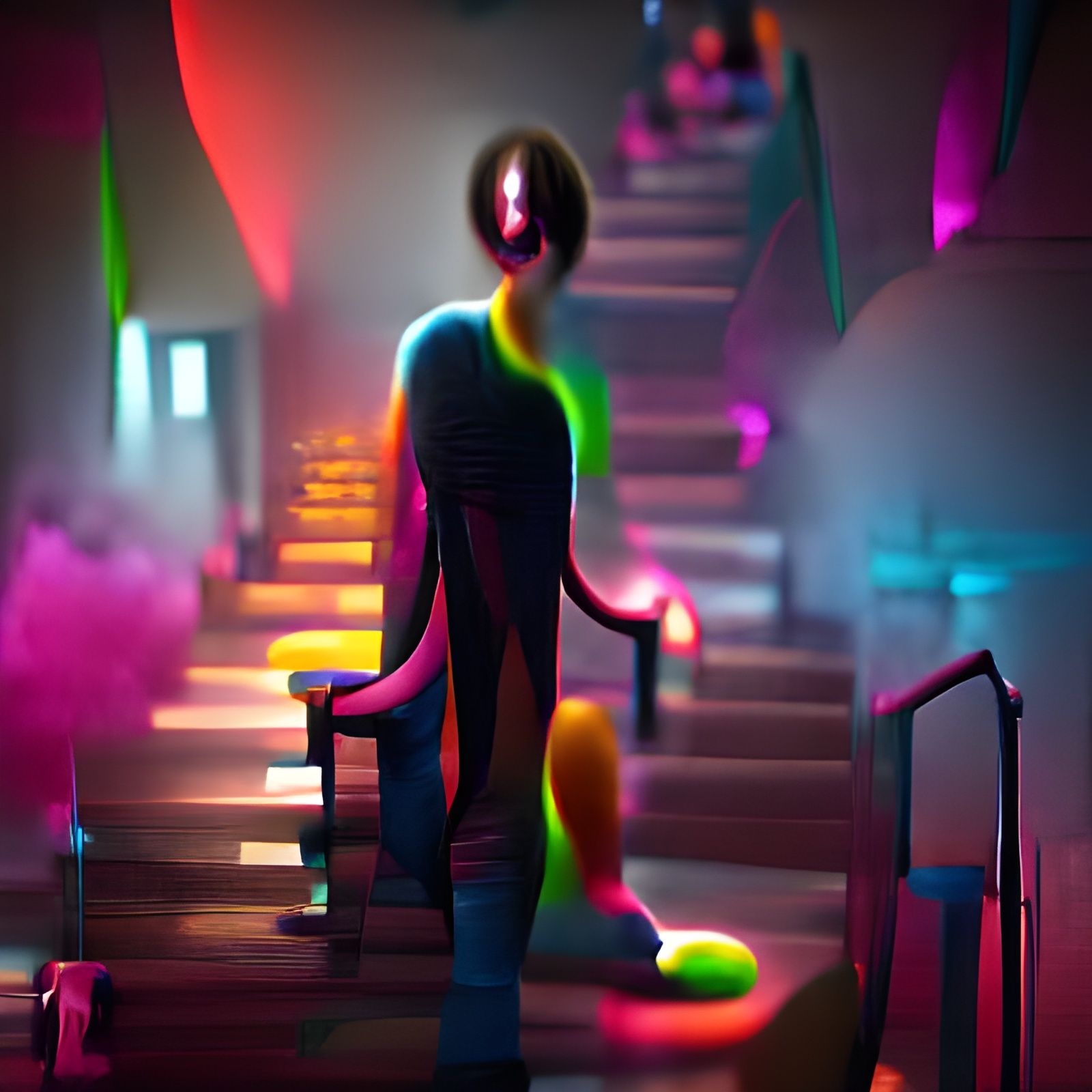 Step Into Tomorrow: Sinister Volumetric Lighting