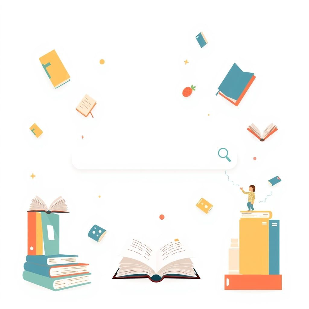 Modern Minimalistic Book Search Onboarding Screen
