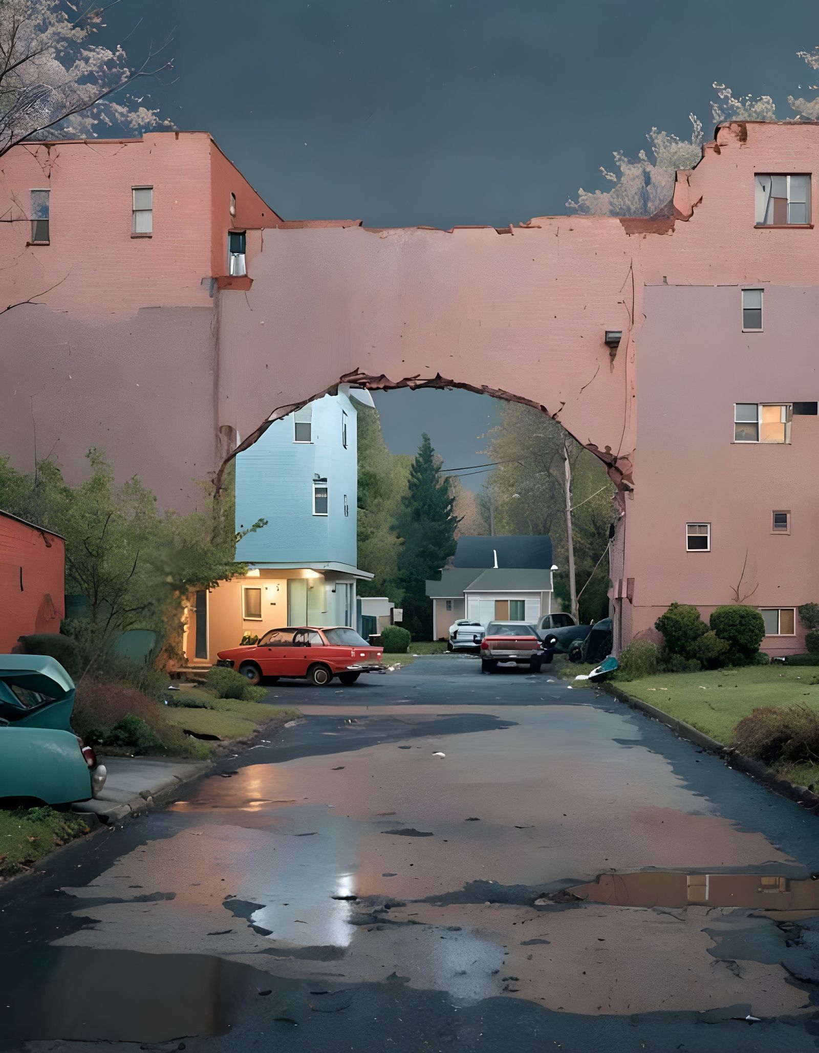 Dystopian Vacancy in a Rich Neighborhood