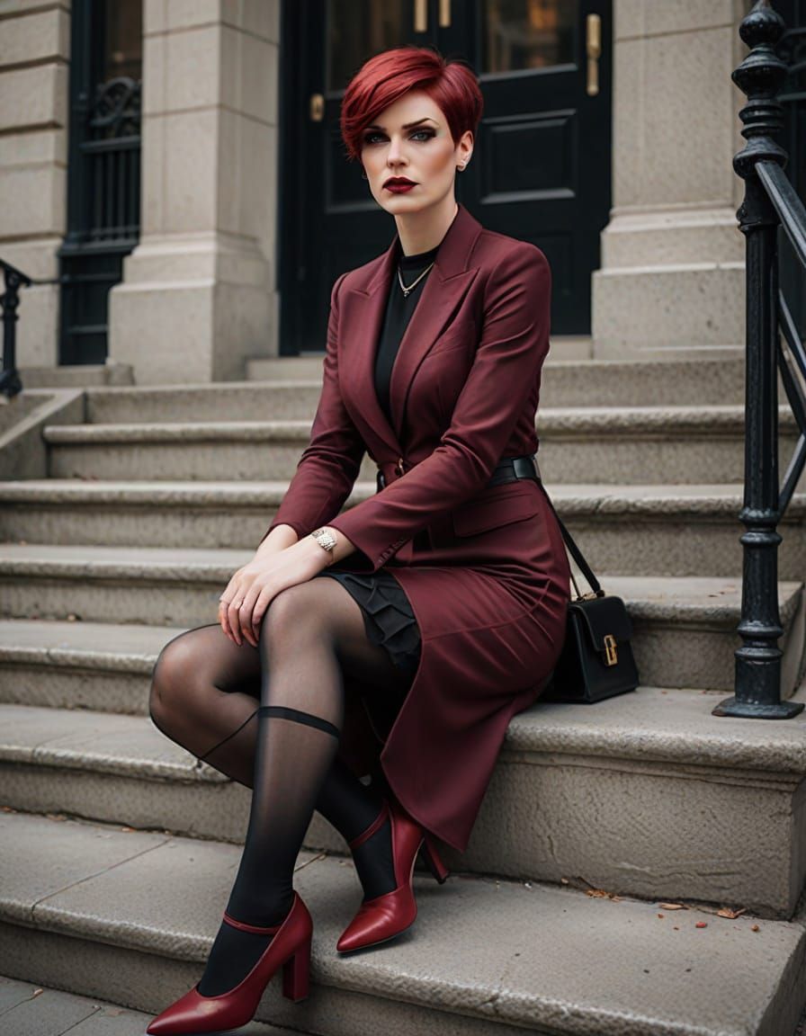 Urban Sophisticate with a Touch of Rebellion