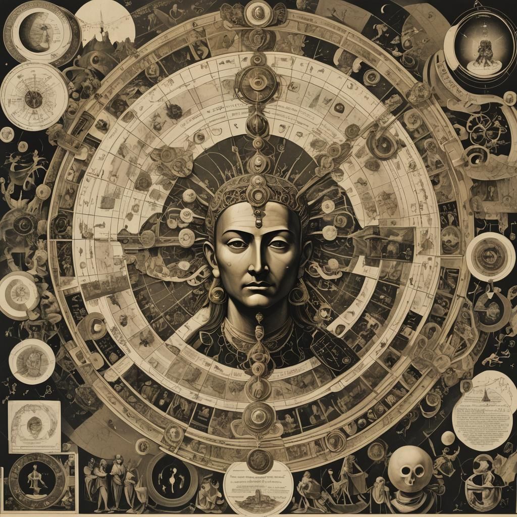 Cybernetic Angels and Aliens in Digital Art Style