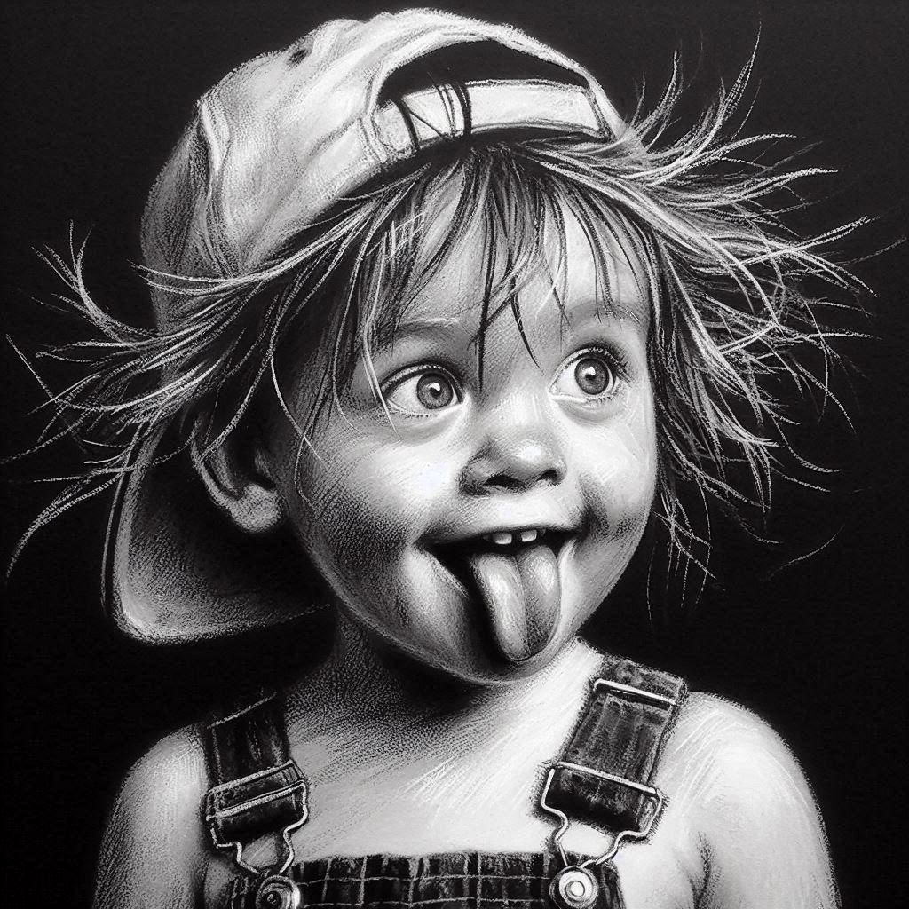 Simple Charcoal Drawing