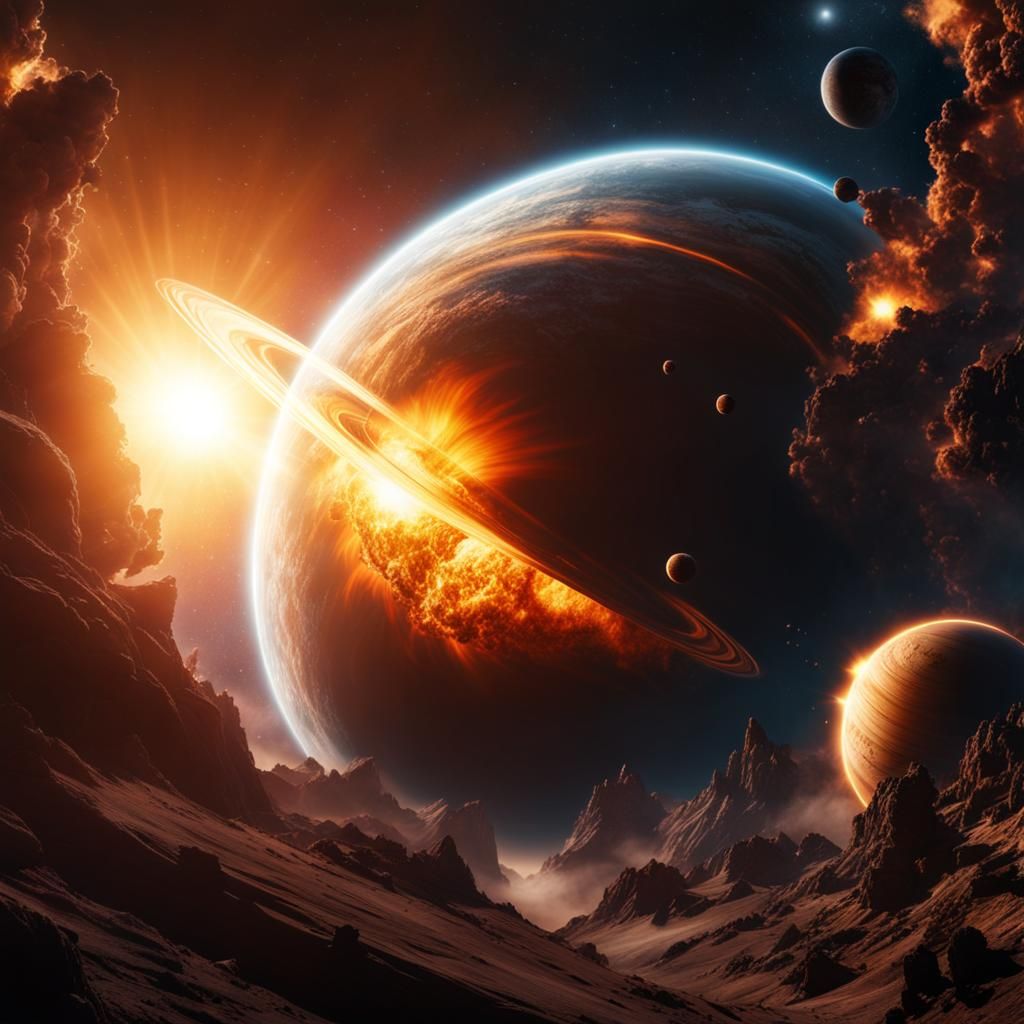 Cataclysmic Sun Implosion and Planetary Destruction