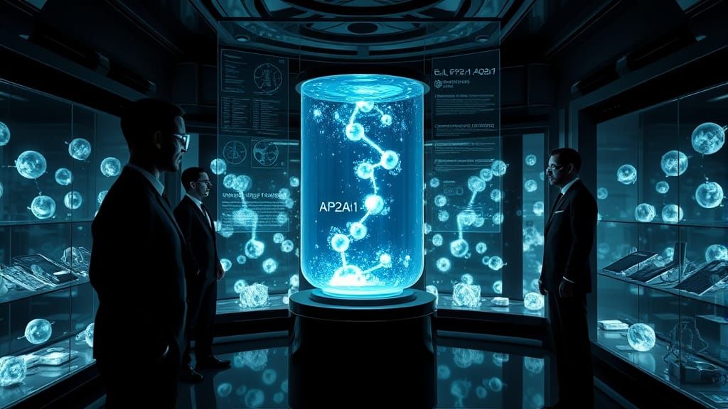 MIB Facility: Glowing Cells & Retro-Futuristic Science