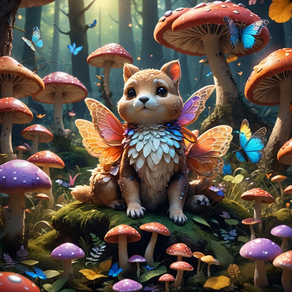 Stuffed Animals Animated in Fantasy Forest