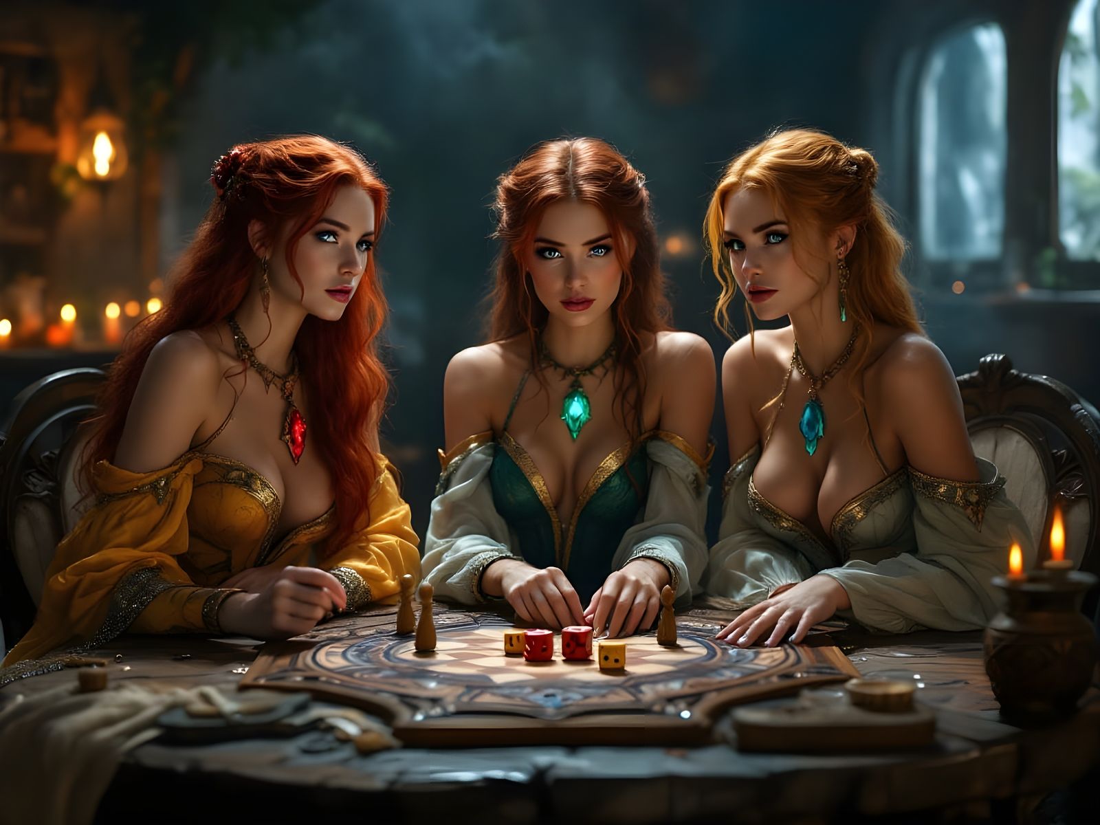 Norse Goddesses Play a Board Game