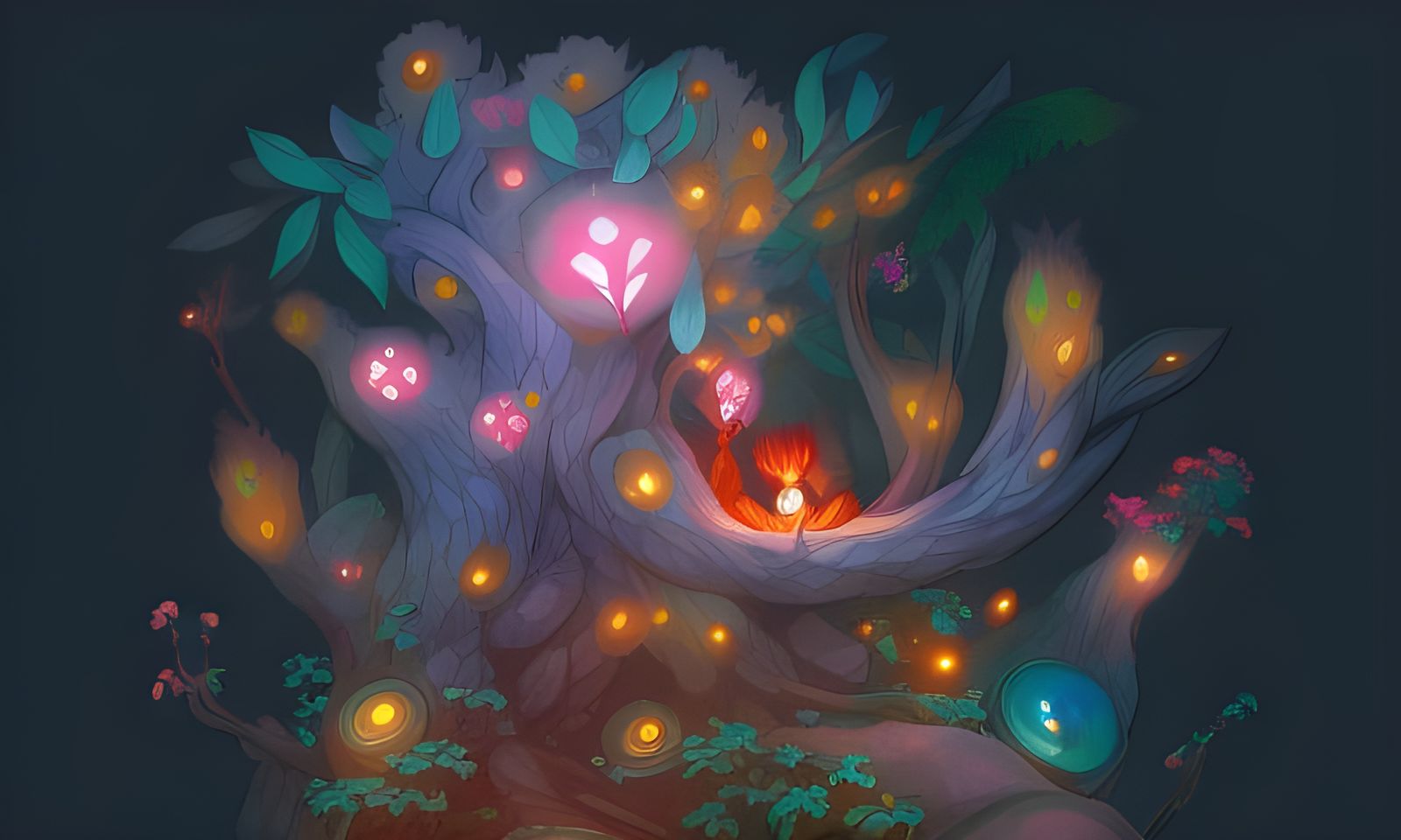 In the depth of the mystic forest