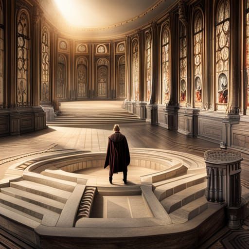 AI Generated Image of the Great Labyrinth