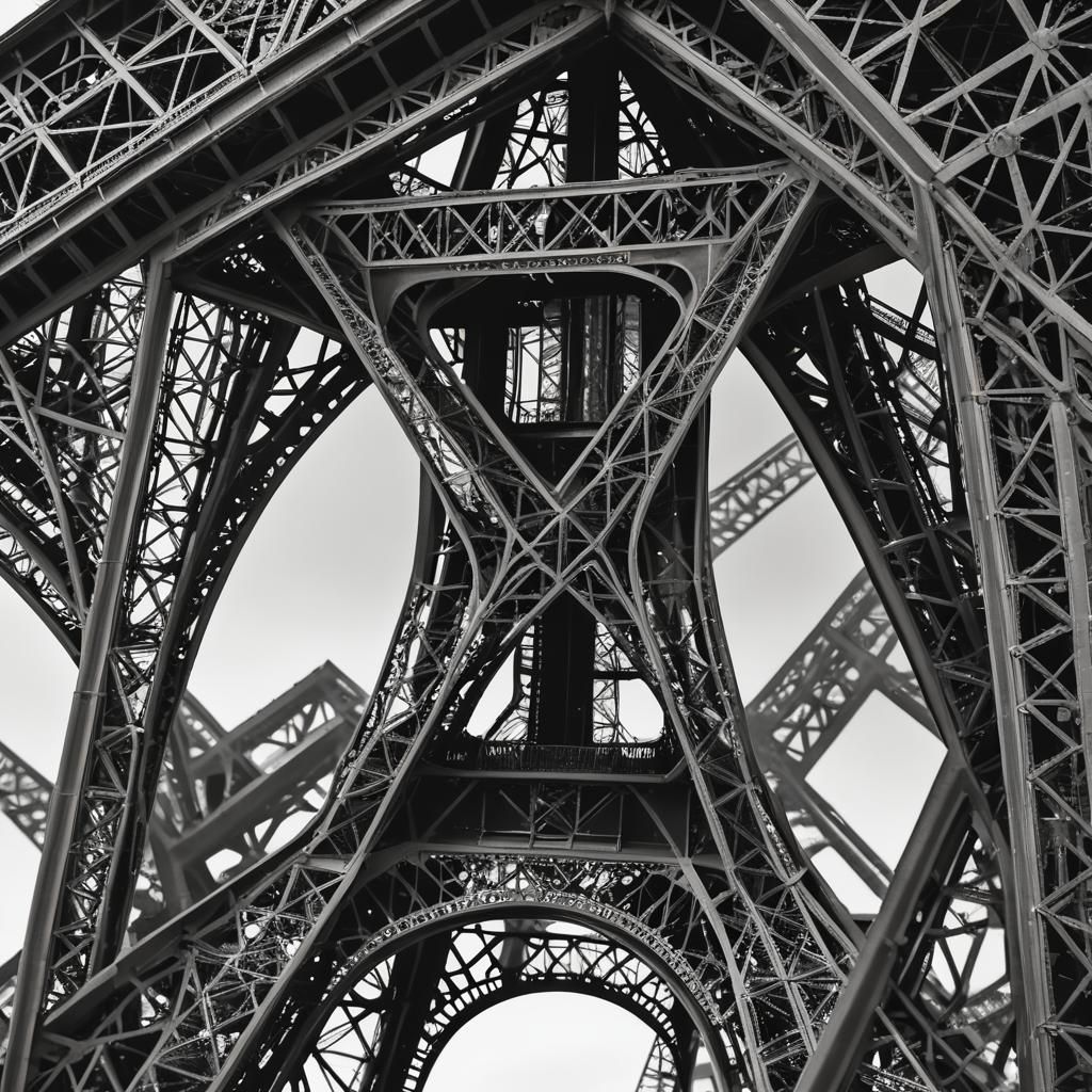 Upside Down Eiffel Tower in Surreal Macro Photography