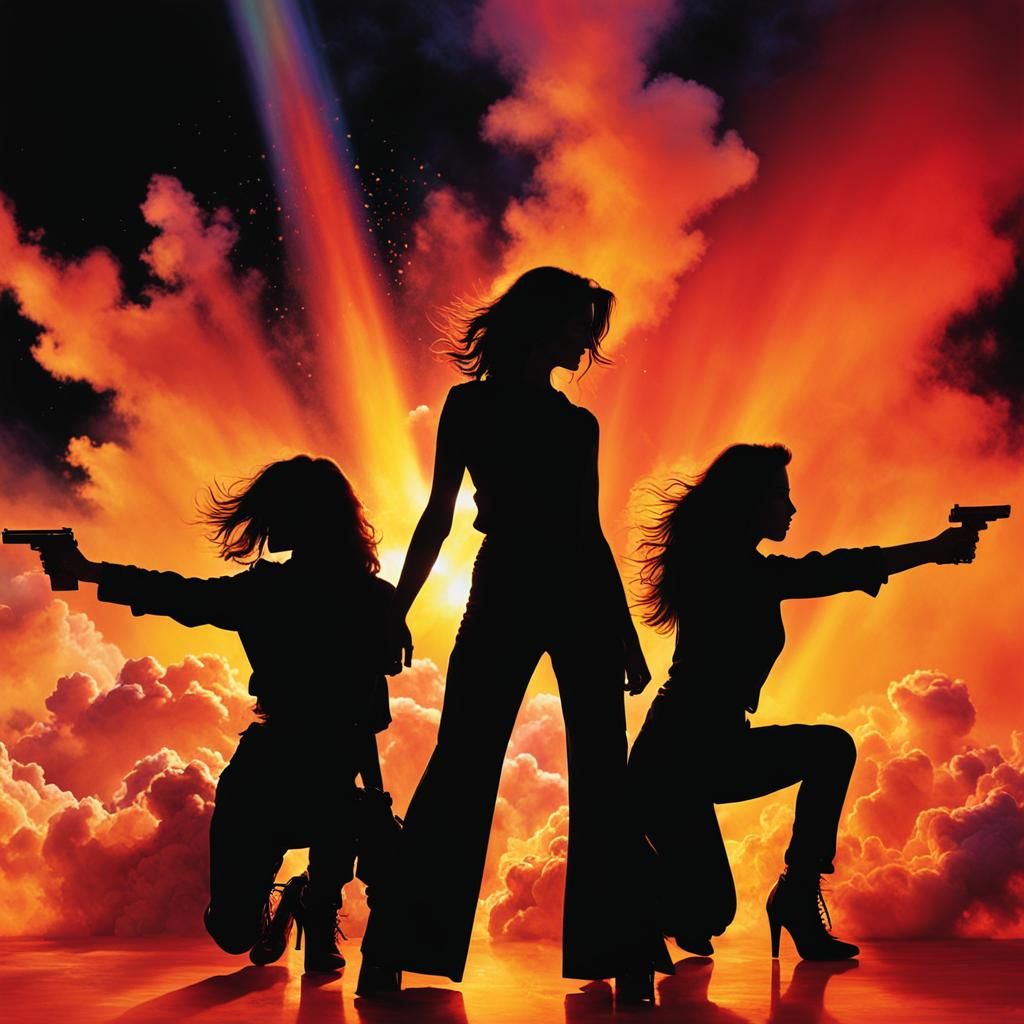 Charlie's Angels: Graffiti Art Outlines