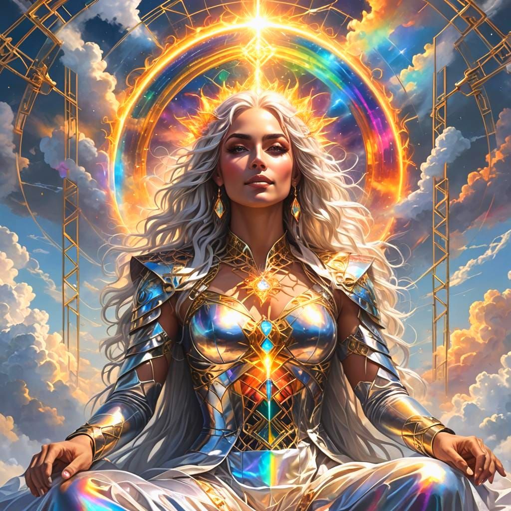 Interdimensional Deity Lounging in Electric Energy Beams