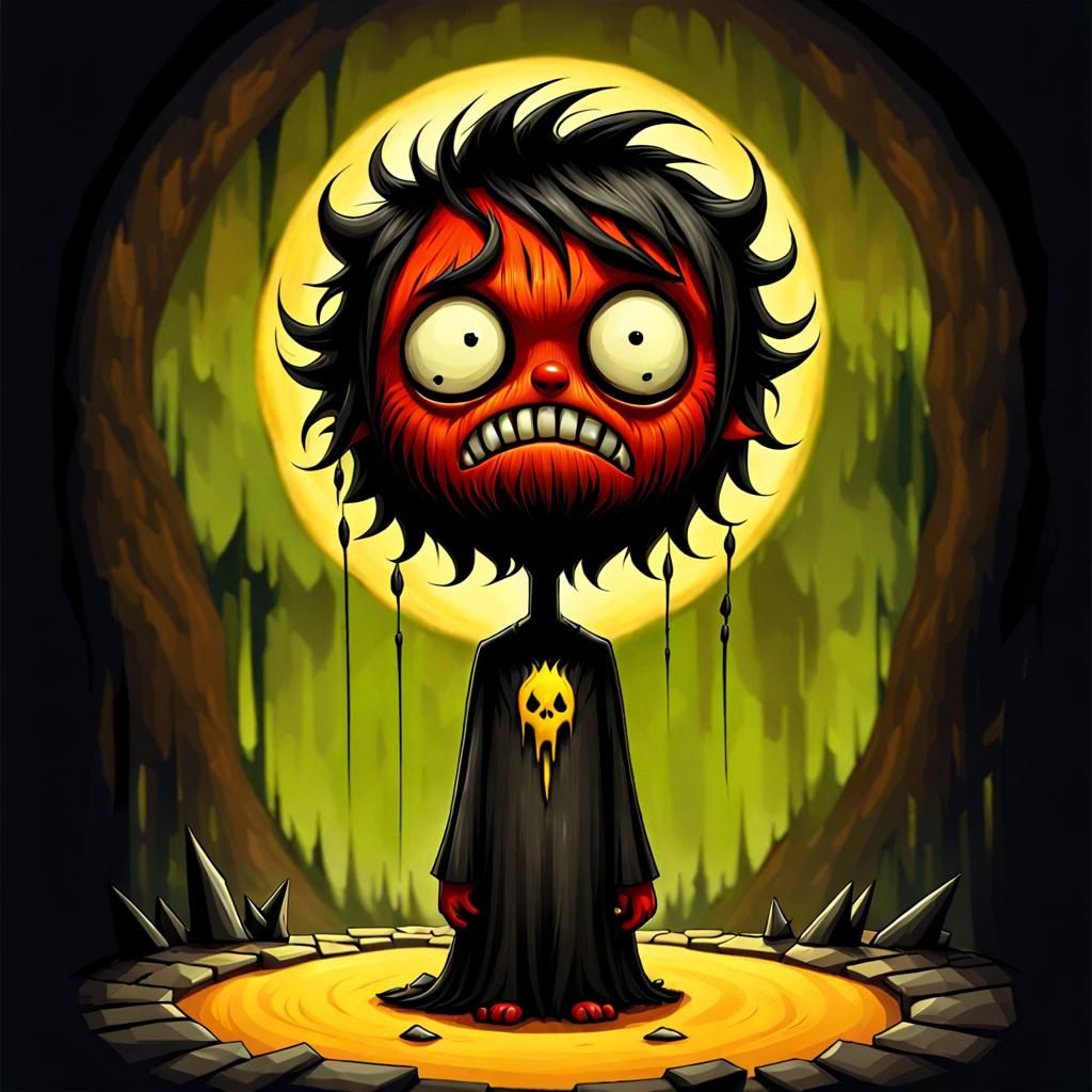 Chibi Despair: A Colorful Study of Sorrow