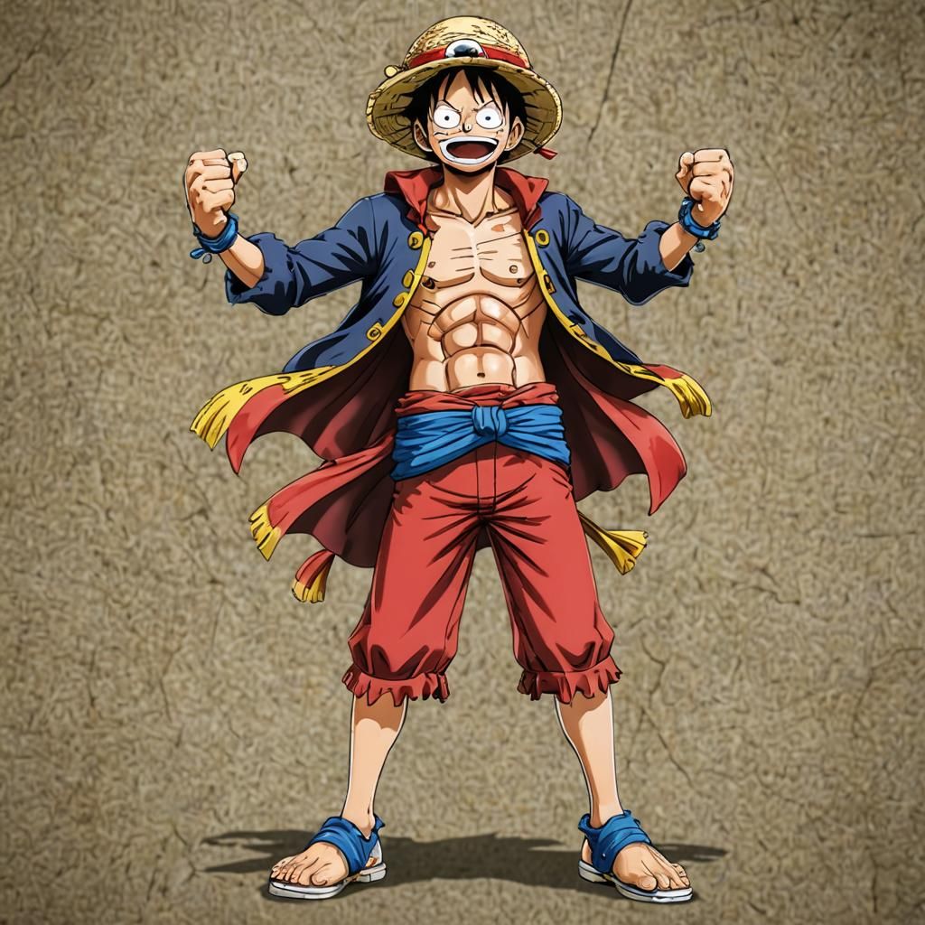 Gear Five Luffy Transformation