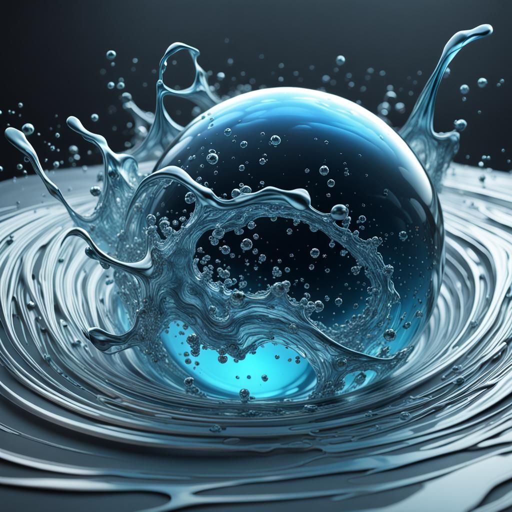 Hyperrealistic Macro Sci-Fi Material in Octane Render