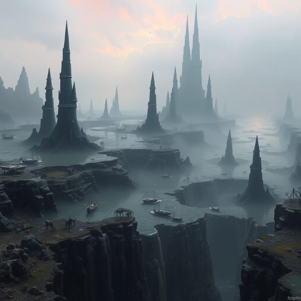 Mystical Drowned Confluence: Abyssal Landscape