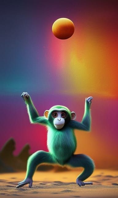 🎶like a monkey I've been dancin my whole life🎶