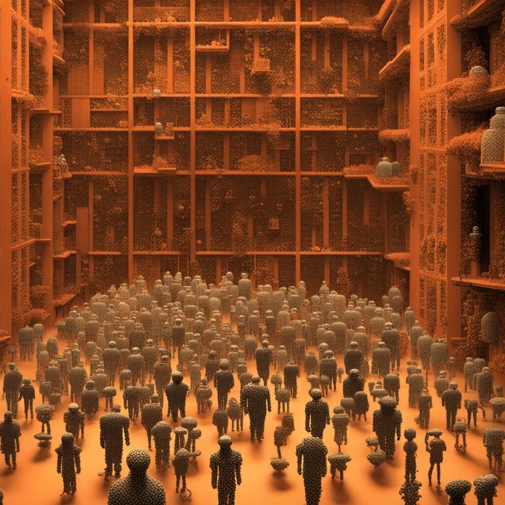 Wacky Characters in Urinetown in International Orange