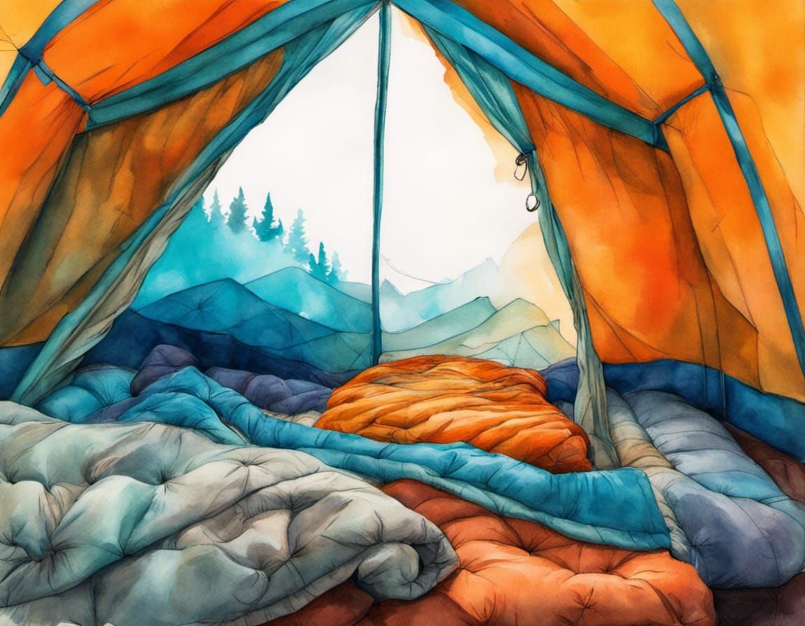 My dream bedroom - a tent in nature