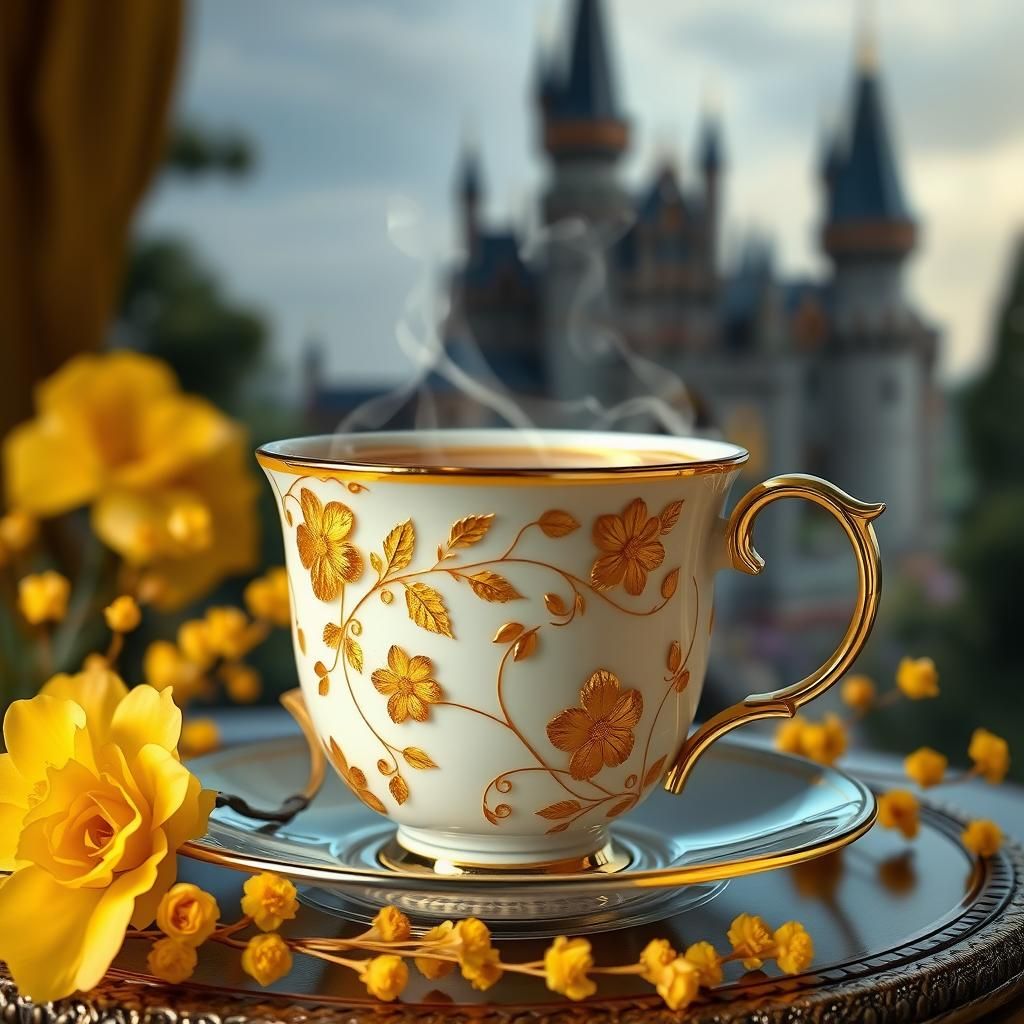 Beauty and the Beast: A Golden Cup of Tea