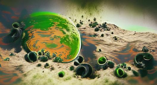 Toxic Sludge Planet: A Hazardous Beauty