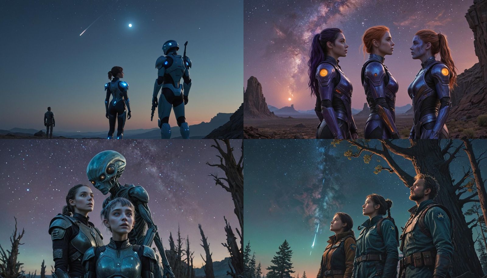 Twilight Scene on Xylaria: Friendship and Bravery