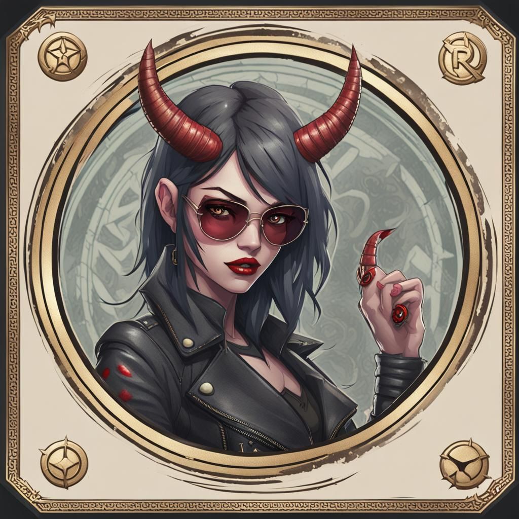 Lilith: Half-Demon Character Portrait Icon